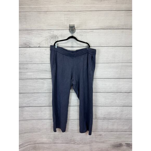 Old Navy Plus Size So Soft Blue Knit Lounge Pants Size 3X - Picture 1 of 8
